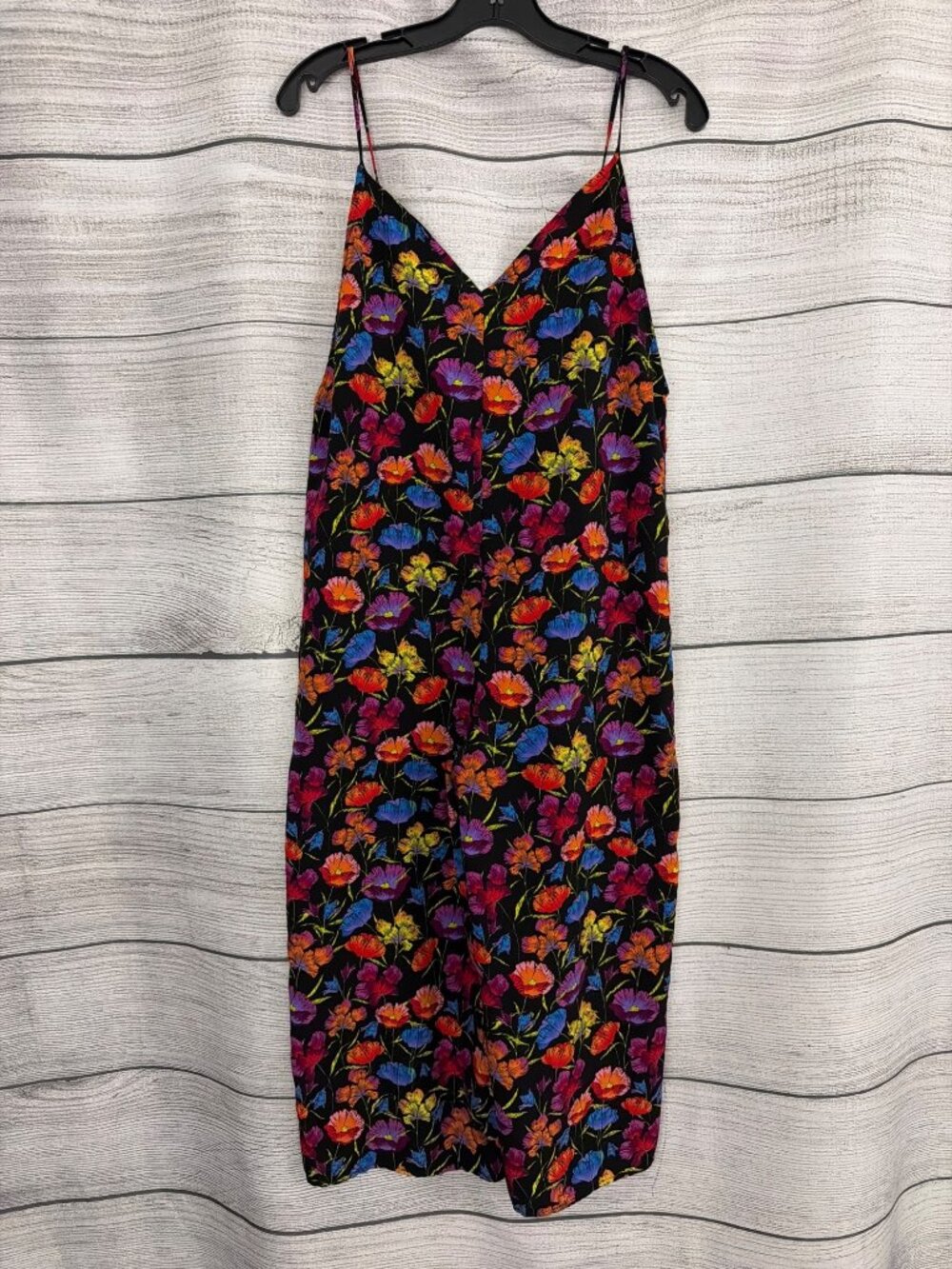 Topshop Floral Print Midi Romper Size 2